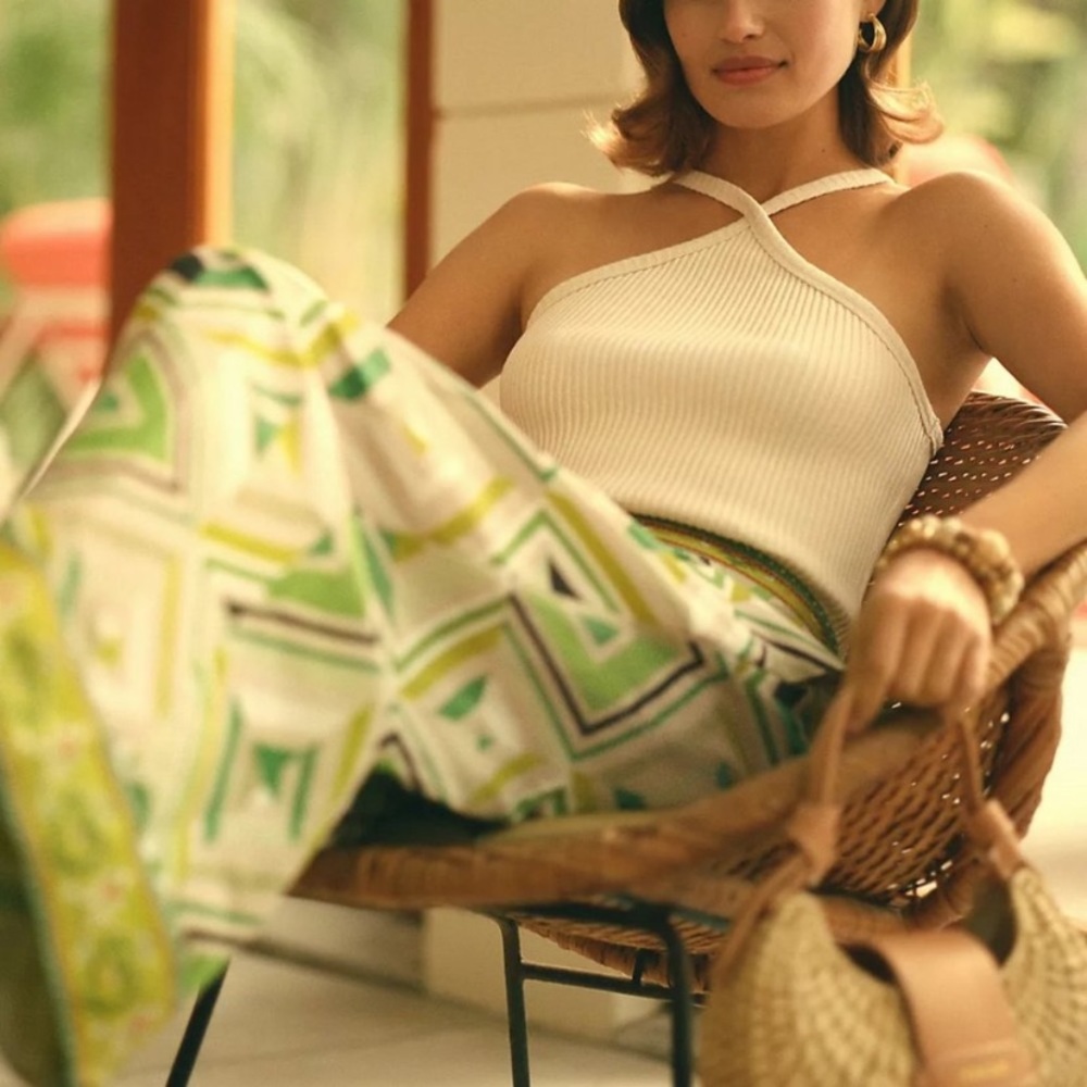T.La Ribbed Halter Tank - Picture 6 of 8